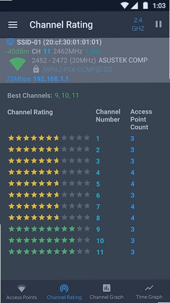 WiFiAnalyzer官方最新版下载截图 WiFiAnalyzer官方最新版下载截图