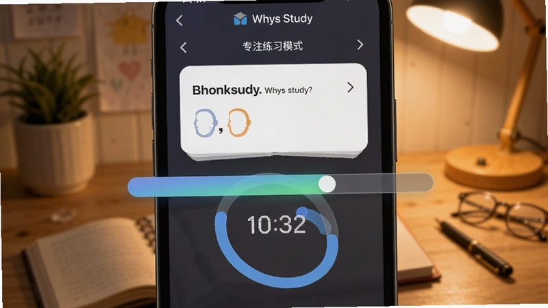 Whys Study רע��ϰģʽ���棬�ֻ���Ļ��ʾ��Ŀ��Ƭ�뵹��ʱԲ��������Ϊ���ů��������������������ͻ����ϰ������