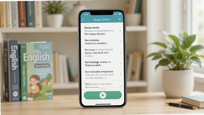 ������������������ȫòչʾ�������������һ�������ֻ�����Ļ��ʾӢ������ѧϰ���棬���������б��Ͳ��Ű�ť������Ϊ��͵��鷿�������������Ӣ��̲ĺ���ֲ��׺������ɫ����������������Booguģ������