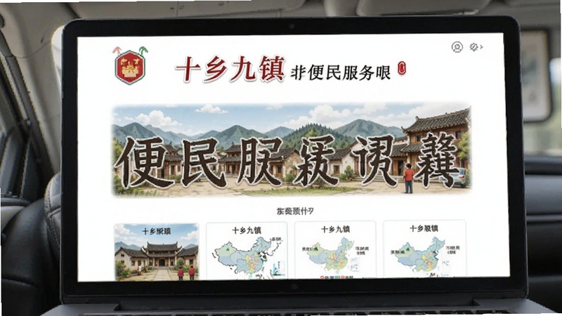 十乡九镇 便民服务页面