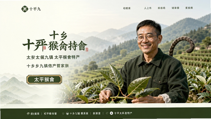 十乡九镇 太平猴魁特产页面