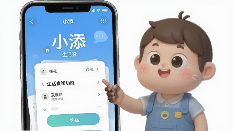 问小添 生活查询功能