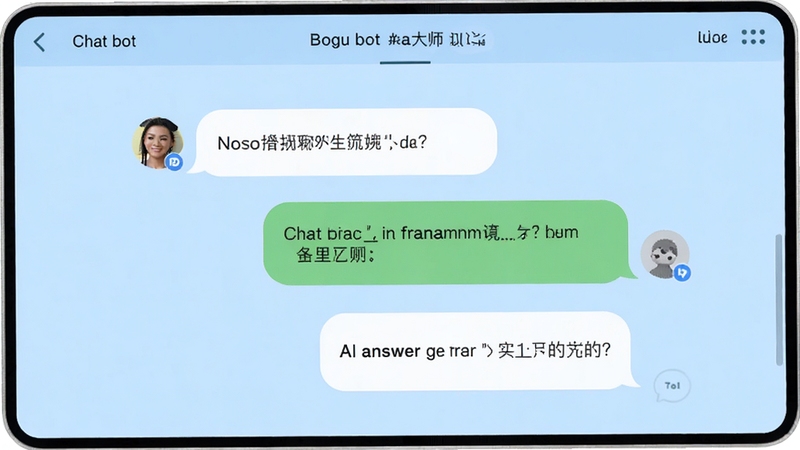 Chat bot�����ʦ���ʴ���棬����������ʾ�û�������AI�ش����ݣ�����Ϊ��ˬ��ǳ��ɫ��ͻ��֪ʶ��ѯ����������Booguģ������