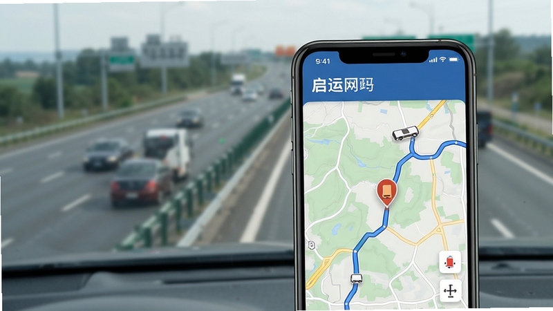 ������ʵʱ�켣���ٹ���չʾ���ֻ���Ļ��ʾ����·�ߵ�ͼ�복��ͼ�꣬����Ϊ���ٹ�·���������дʵ����
