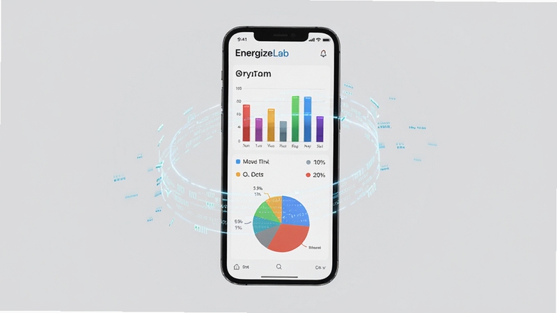 EnergizeLab�ܺļ�ؽ���չʾ����������Ϊ�ֻ���Ļ��ʾ��ɫ��״ͼ���״ͼ����ע��Ӧ�úĵ�ռ�ȣ�����Ϊǳ��ɫ��������Ļ��Χ����������Ч���ƣ���������������У���������Ϊ��ɫ���ף�����Booguģ������