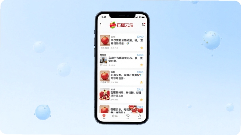 ʯ���Ƽ�Ӧ��������ȫòչʾ����������Ϊ�ֻ���Ļ�ڳ�����Ѷ��Ϣ���б�����������Ϊ��͵�ǳ��ɫ���䣬��Ļ�Ϸ���ʯ���Ƽ����ֱ�ʶ�����������¼�Լ������Booguģ������