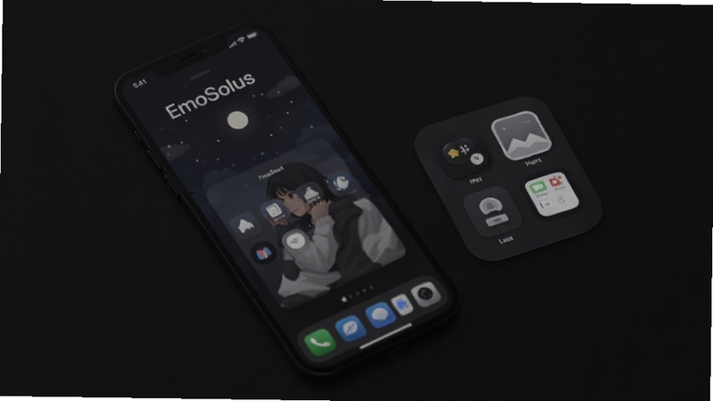 EmoSolus ��ɫģʽ������С���չʾ������Ϊ��ɫ�����µ��ֻ���Ļ����ʾ��͵�ҹ�����������������������Ȱ��������� Boogu ģ������