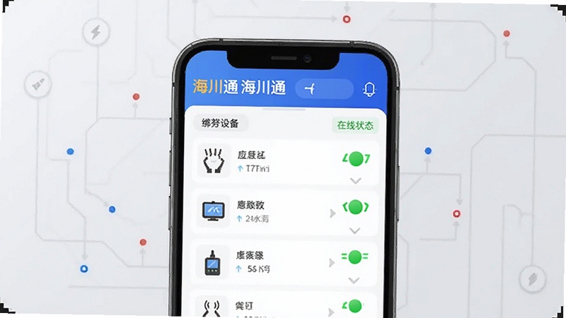 ����ͨ�豸����ҳ��ʾ��ͼ���ֻ���Ļ��ʾ�Ѱ��豸�б�������״ָ̬ʾ�ƣ��������к���ͨƷ�Ʊ�ʶ���豸ͼ�꣬��������ǳ��ɫ�Ƽ��������Booguģ������