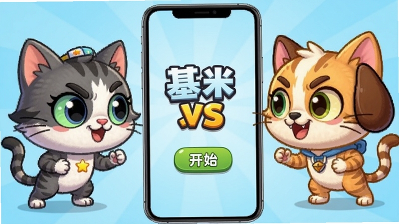 ����vs����ҳ�� ������ ��ֻ��ͨè���ɫ���� �������õ���ɫ �ֻ���Ļ���湹ͼ ����Ϊ����ɫ���� ����չʾ��Ϸ�����뿪ʼ��ť ������ͨ�ɰ�