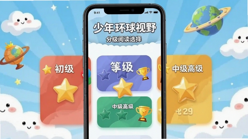 ���껷����Ұ �ּ��Ķ�ѡ��ҳ�� �ֻ�����չʾ ��ʾ������ͬ��ɫ�ȼ���Ƭ �ֱ��ע�����м��߼� �������Ǻͽ���ͼ�� ��ͨ���廭���� ����Booguģ������