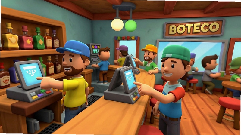 Boteco Online 3D ��������ģʽ �����ͨ��ɫ�ھư���æµ �㵥���� ɫ������ Booguģ������