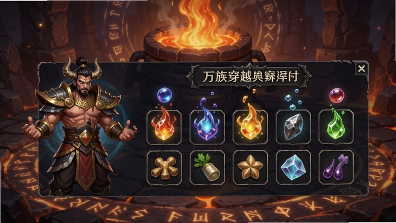 ���崩Խ-Դ���������������ϳɽ��棬չʾ����ʦNPC����ϲ�λ����ΧƯ���ŷ���ľ�������������Ϊ��¯�����������Booguģ������