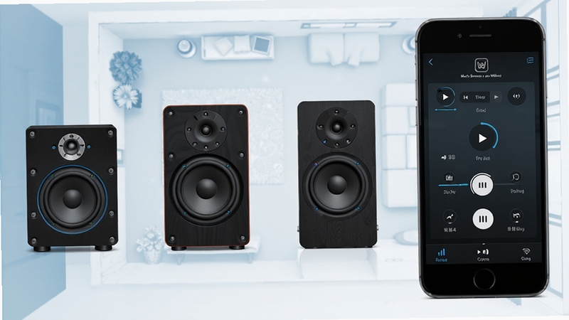 Music Bowers and Wilkins �෿����Ƶ�������棬�������չʾ��̨��ͬ�ͺŵı���Τ������ͼ�꣬�Ҳ�Ϊ�ֻ���Ļ��ʾͬ�����ſ�����壬����Ϊ��Լ�Ҿ�ƽ��ͼ������ɫ���Ƽ��У���������