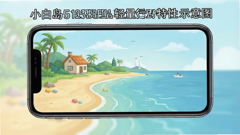 小白岛应用轻量运行特性示意图