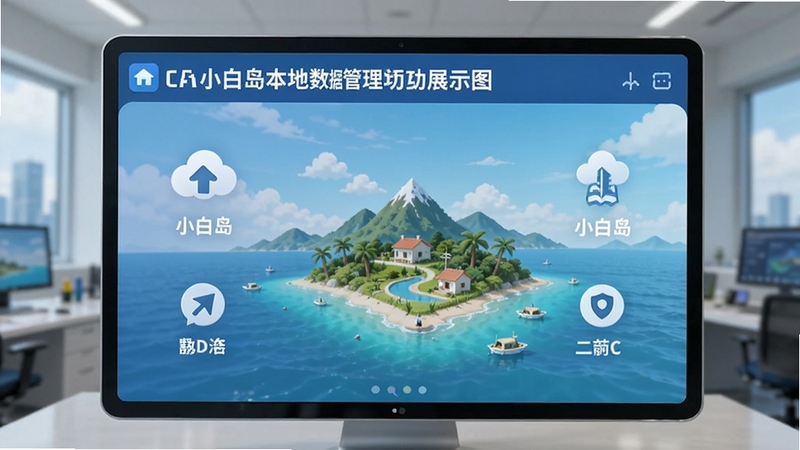 小白岛本地数据管理功能展示图
