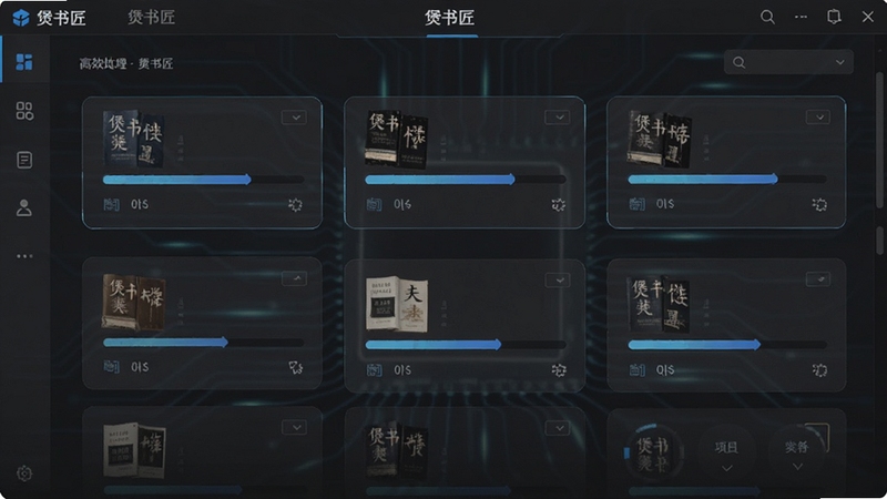���齳��������������н��棬����չʾ�����������Ŀ�Կ�Ƭ��ʽ���У�ÿ����Ƭ��ʾ����������������Ϊ���ɫ�Ƽ����ͻ����Ч�������������������������齳�ڶ�����������ʾ