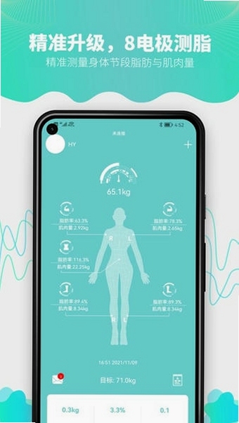 FitDays 体脂秤数据界面