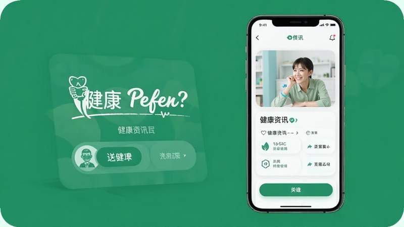 送健康 健康资讯卡片界面