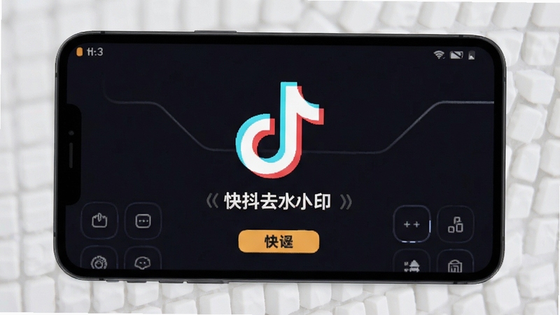 快抖去水印大师简洁操作界面展示图