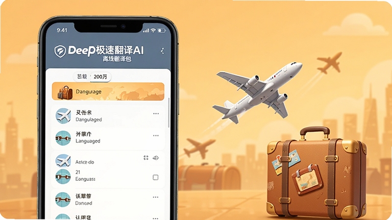 DeeP���ٷ���AI���߷��������ҳ�棬�ֻ���Ļ��ʾ�����ص����԰��б����Ա��зɻ���������Ԫ�أ�����Ϊůɫ����ͻ����ݳ���