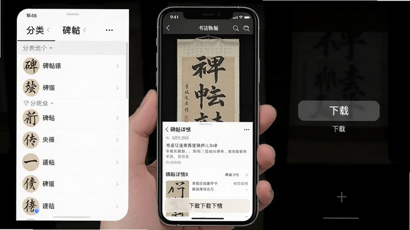 �鷨���������ƶ��˲��������ͼ��չʾ����ɸѡ����������ҳ�����ذ�ť���ֻ��ճ��ӽǣ������������