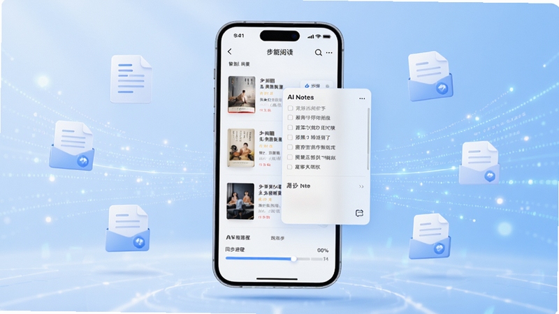 ����AI�����������빦��ģ��ȫ��չʾ����������Ϊ�ֻ���Ļ����չʾ�����Ķ����棬��Ļ�ڳ����鼮�б���AI�ʼ������ͬ��������������Ϊǳ��ɫ����Ƽ��пռ䣬���ܵ�׺Ư�����ĵ�ͼ�������������ߣ������������죬����Booguģ�����ɣ�����ϸ�ڣ���͹�Ӱ