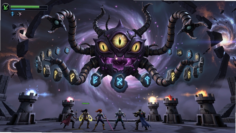 ����ս�� Genesis Bossս������ͼ����������Ϊ�޴��ʱ��������Boss��ӵ����ֻ�۾����е���֣���Χ������Ư���ķ���ʯ�����Ӣ������������·������Դ�������Ϊ�����ʱ����϶������Booguģ������