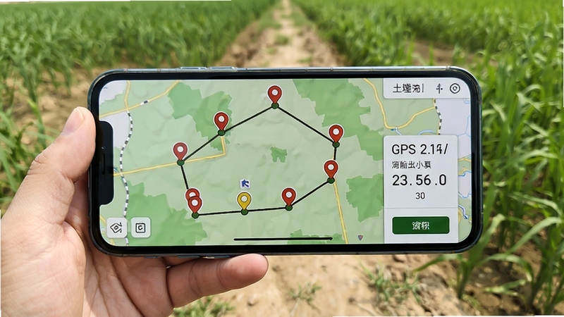 ���ز�����ʦGPS����Ķ������ʾͼ����������Ϊ�ֻ���Ļ��ʾ��ͼ�϶����ǵ����ɲ��������Σ��������ֳ��ֻ�վ���﹡�ϵĵ�һ�ӽǣ���������չʾ�����ֵ�������ֱ��