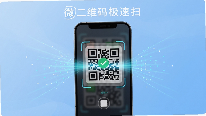 ΢��ά�뼫��ɨ�����������ͼ����������չʾ�ֻ���Ļ�ڶ�ά��ɨ�����ʶ��ɹ���ʾ������Ϊǳ��ɫ����Ƽ������Χ��׺ɨ���������������Ч�������幹ͼ������죬ͻ��΢��ά�뼫��ɨ�����ֱ�ʶ