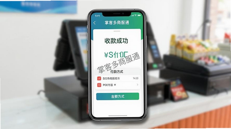 掌客多商服通v2.0.51商家收款管理界面展示