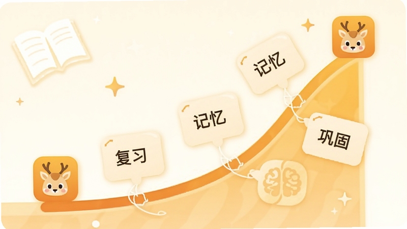 �������һ���������ϵ�ѧϰ���ߣ���������ֲ���С¹����APP��ͼ��͵��ʿ�Ƭ����Ƭ��д�š���ϰ�������䡱�����̡�������������ɫ��������ů�ĳȻ�ɫ������������죬ͻ����ѧ������Ӿ����