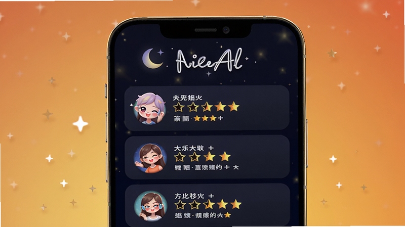 ҹɫAl�û���������ʾ��ͼ���ֻ���Ļ��ʾ�û������б����Ǽ�������Ŀ������Ϊůɫ���䣬ҹɫAl��ʶλ�ڶ����������Χ��������