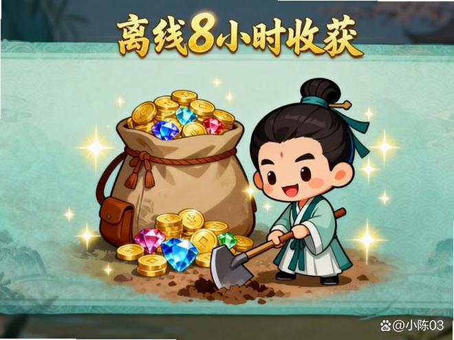 道友来挖宝 修仙挖矿 Q版游戏截图