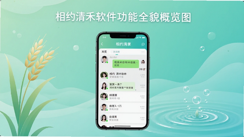 ��Լ�����������ȫò����ͼ����������չʾһ�������ֻ���Ļ����Ļ�ڳ�����Լ��̵��罻����������û�ͷ���б�����������Ϊ��͵�����ɫ���䣬��׺����ĺ������岨Ԫ�أ����������¼�Լ������Booguģ������
