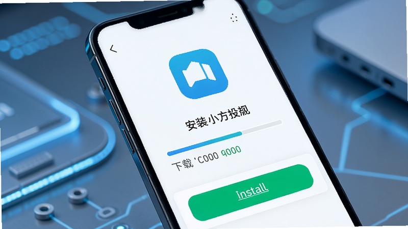 �ֻ���Ļ����ʾС��Ͷ��app�İ�װ���棬����Ϊ���ĿƼ���������ؽ������Ͱ�װ��ť��ͻ���ٷ����ذ�װ�ı���밲ȫ��������������