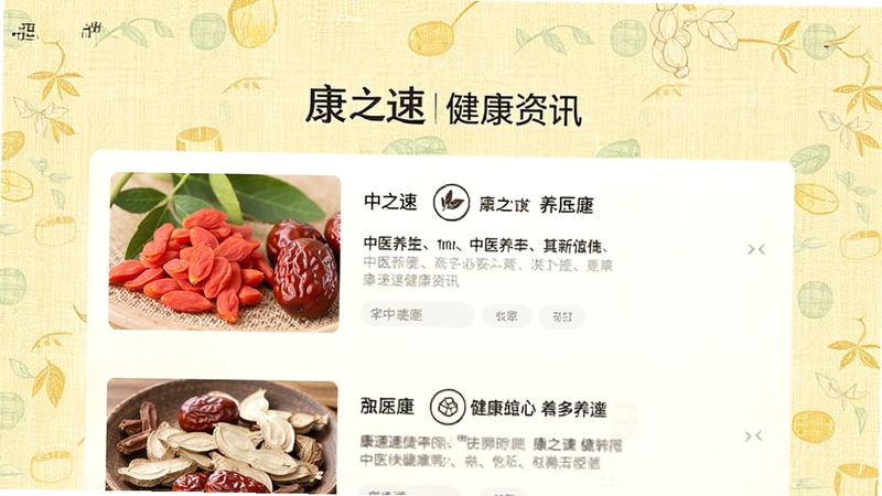 ��֮�ٽ�����Ѷҳ�棬�ֻ���Ļչʾ��ҽ���������б�����ͼ����轡��������ҩ�ģ�ҳ����Ƽ�࣬��������������Ϊ����ɫ��������