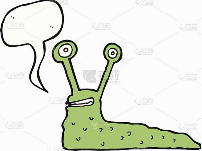 鼻涕虫卡通图片