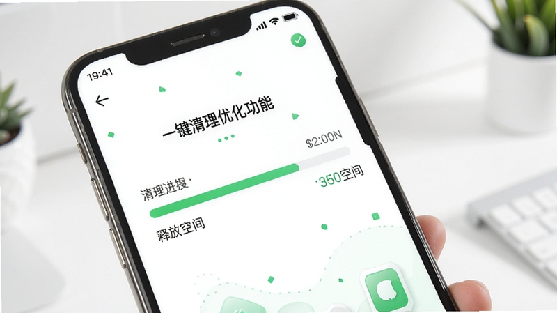 Ħ������һ�������Ż����ܽ��棬�ֻ���Ļ��ʾ�������������ͷſռ���ֵ������Ϊ��ˬ��ɫ����ɫ��׺�����ɾ�����
