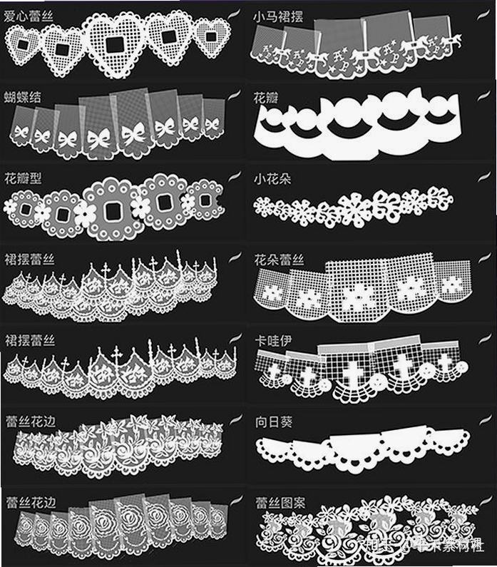 澜纱幻画绘画笔刷效果展示