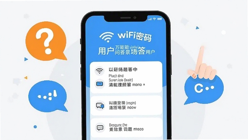����wifi�����û��ʴ𳡾��廭���ֻ���Ļ��ʾ������������棬�Ա����ʺ���Ի�����ͼ�꣬����Ϊǳ��ɫ��Լ������ֻ��������Χ
