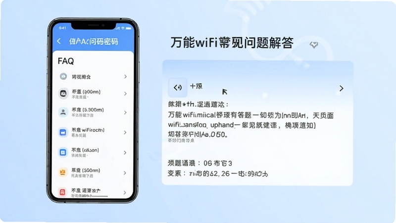 ����wifi���볣�����������ʾ��ͼ���ֻ���Ļ��ʾFAQ�б���չ���Ĵ����ݣ�����Ϊ����ɫ���䣬�����ˬ�׶�