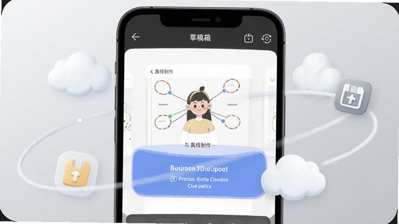 ���������߱༭���棬��������Ϊ�ֻ���Ļ��ʾ�ݸ���������������ʾ������Ϊǳ��ɫ���䣬��Ļ��Χ�����ƶ��뱣��ͼ�꣬�������Լ���ʣ�����Booguģ������
