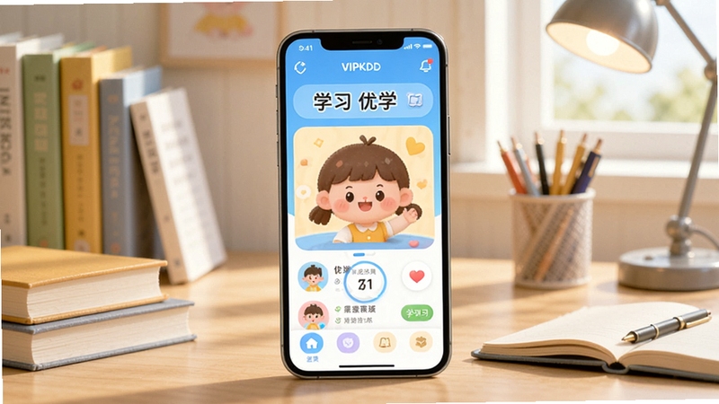 VIPKID��ѧ����������ȫòչʾ����������Ϊ�ֻ���Ļ�е�ѧϰӦ����ҳ������Ϊ������ܰ���鷿���������鱾���ľߵ�׺�����������¿Ƽ��У��ʺ�Booguģ������