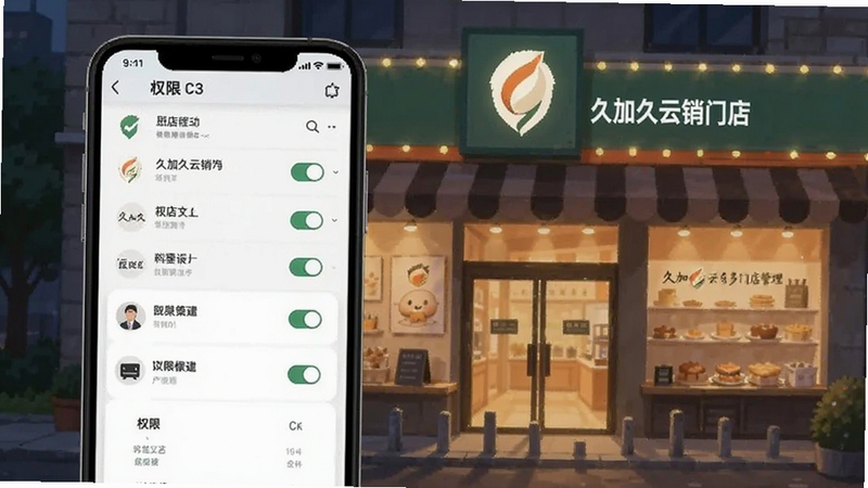 �üӾ��������ŵ�������棬�ֻ���Ļչʾ�ŵ��б���Ȩ�޿��أ�����Ϊ����������ۣ�ůɫ�ƹ⣬�������廭���