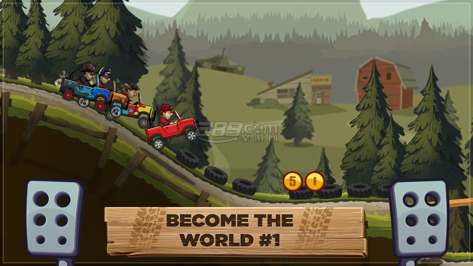 登山赛车2(hill climb racing 2)无限金币版v0.45.